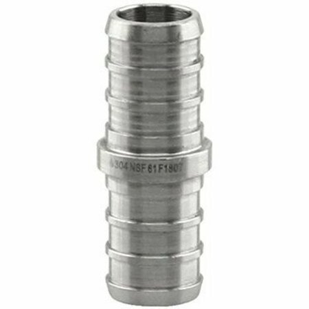 BOSHART INDUSTRIES 3/4IN SS PEX COUPLING PE-PS-C07